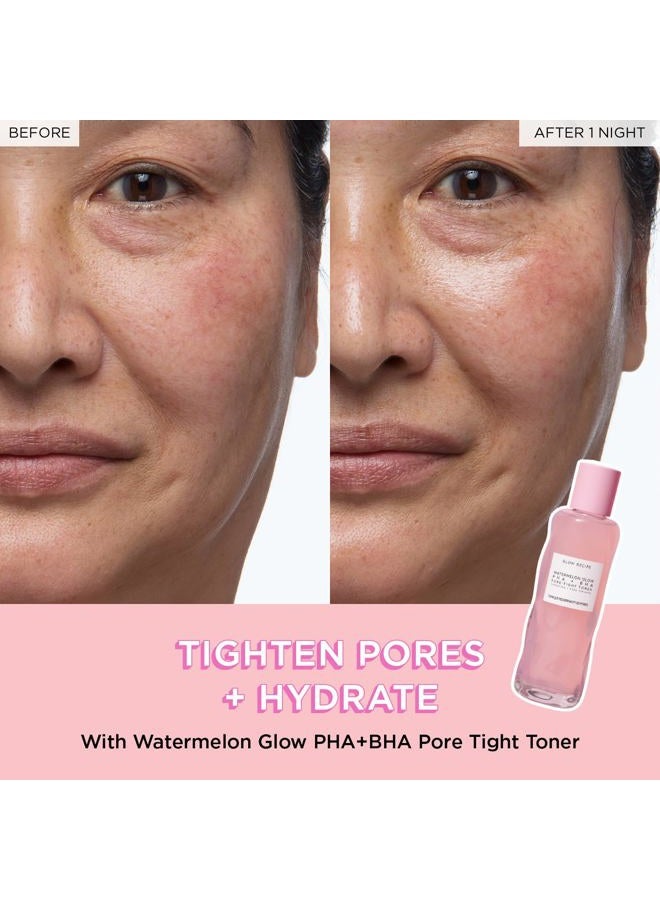 GLOW RECIPE مجموعة العناية بالبشرة فواكه الأطفال - مجموعة هدايا مع منظف وجه سيراميد، تونر BHA، كريم عين فيتامين C، كريم حمض الهيالورونيك وقطرات النياسيناميد (5 قطع) - Image 4
