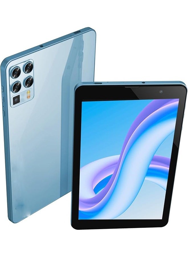 K8 5G Android Tablet 8" Display, 8GB RAM, 256GB Storage, 5000mAh Battery, 13MP Camera-Blue
