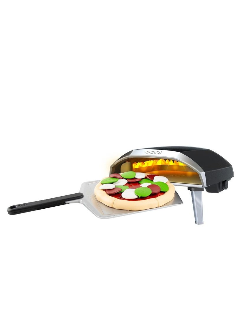CASDON Ooni Pizza Oven Toy Set - Miniature Play Kitchen With Flame Effect, Pizza Peel And Cutter For Little Chefs (3+ Years) - Image 2