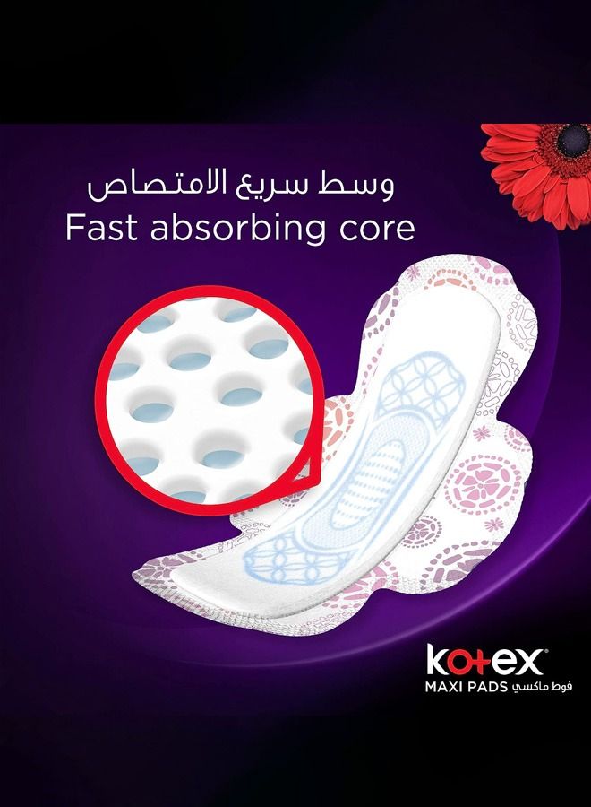 Kotex Anti-Leak Maxi thick Pads with Wings - Normal 30 Pads  - Image 3