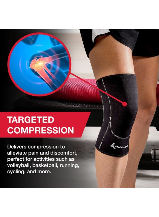 MUELLER Closed Patella Knee Sleeve, LG,Black - Image 3
