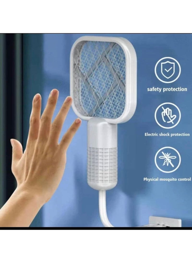 Mini Mosquito Killer Lamp 2 in 1 Multicunctional Angle Portable Bug Zapper Electric USB Rechargeable Mosquito Fly Bat Swatter  t-545 - Image 1