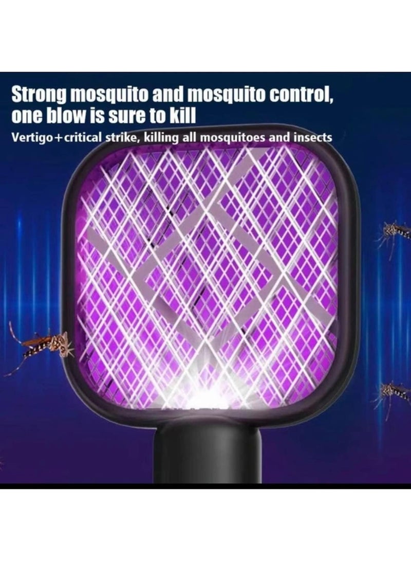 Mini Mosquito Killer Lamp 2 in 1 Multicunctional Angle Portable Bug Zapper Electric USB Rechargeable Mosquito Fly Bat Swatter  t-545 - Image 3