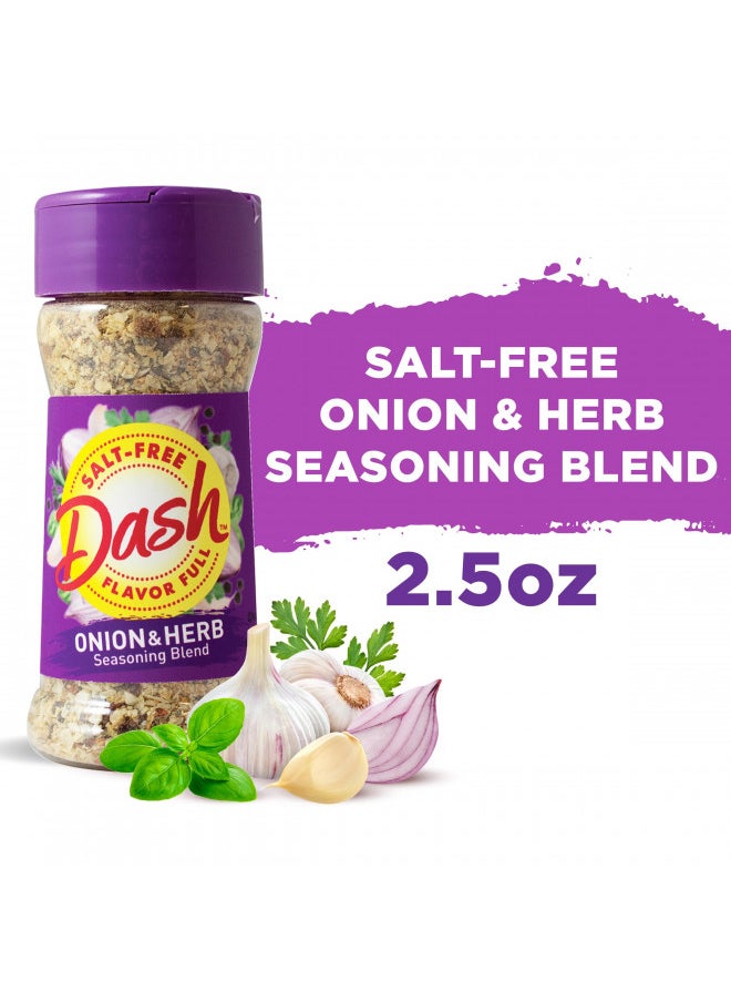 Dash Dash Salt-Free Seasoning Blend, Onion & Herb, 2.5 Ounce  - Image 1