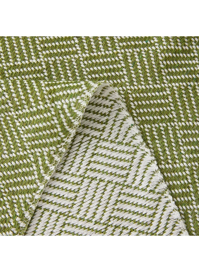 Ins-style Sofa Cover Blanket, Double-sided Reversible, Cotton Yarn Throw Blanket, Minimalist One-piece Sofa Cushion Cover, Full Wrap Sofa Slipcover - Image 3