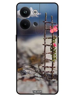 Theodor Protective Case Anti Scratch Shock Proof Bumper Cover For Oppo Reno 9 Cloud With Stair  - Image 1