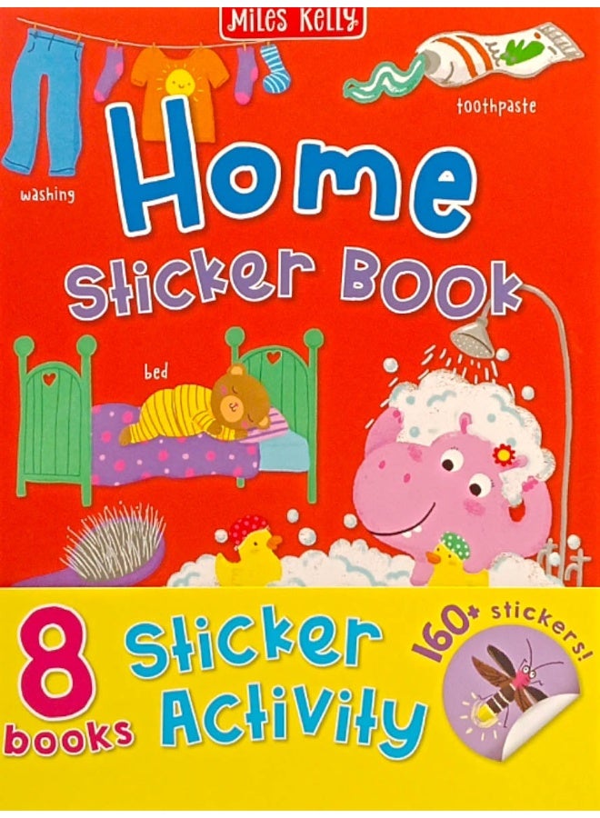Sticker Activity Books 8-Pack - Image 1