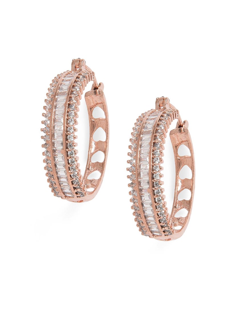 SOHI Circular Artificial Hoop Earring Jewellery - Image 1