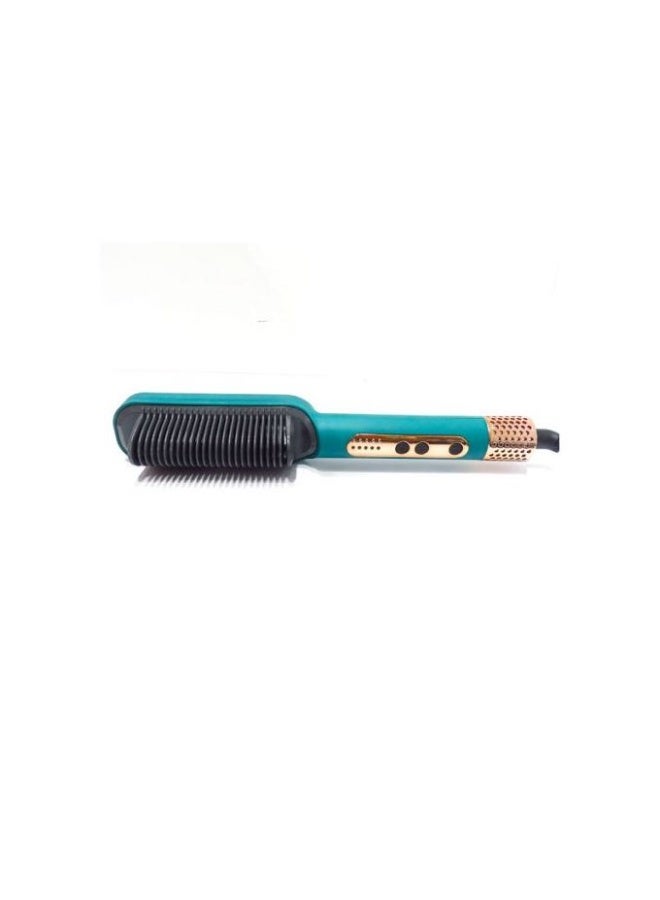 SOKANY SK-1008 Heated Hair Straightening Brush - Green - Image 2