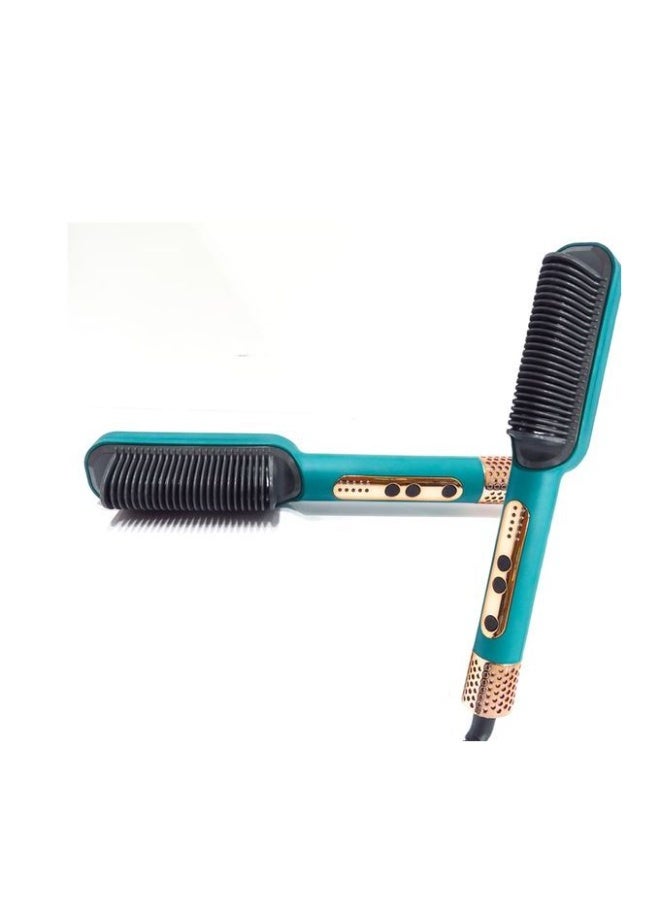 SOKANY SK-1008 Heated Hair Straightening Brush - Green - Image 3