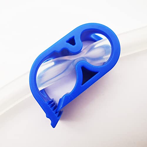 JIUMEI 10PCS Blue Plastic Pinch Clamps 6-12mm/1/4''-1/2'' Adjustable Siphon Hose Flow Control Clip Valve Shut off Tube Clamps Laboratory Chemical Industry Tubing Clips - Image 4