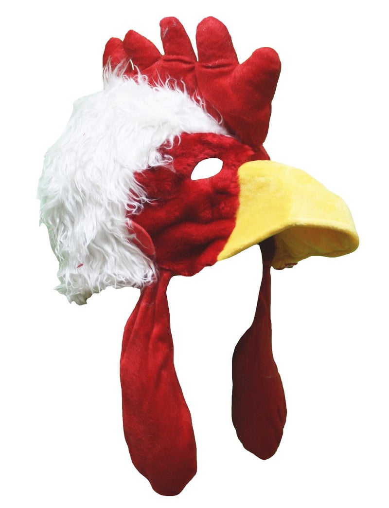 Petitebella Chicken Costume Hat (White, One Size) - Image 3