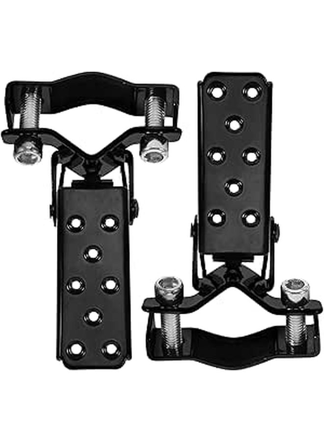 Motorcycle Rear Foot Pegs Footrest Pedal With Anti Slip Shock Absorption Foldable Design For Cruiser Motorcycles - Image 1