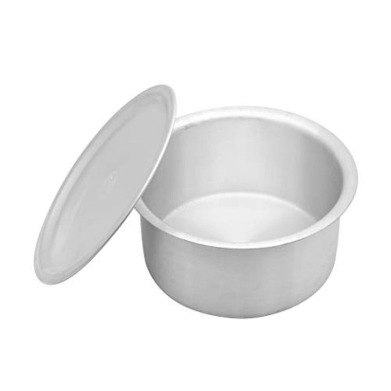 Tiger Aluminium Cooking Pots With Lids, Silver, TA12X20, Set of 9 - Image 4