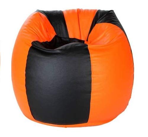 TRUE 2 F Teardrop Bean Bag Cover Without Beans Cover only BlackOrange L - Image 3