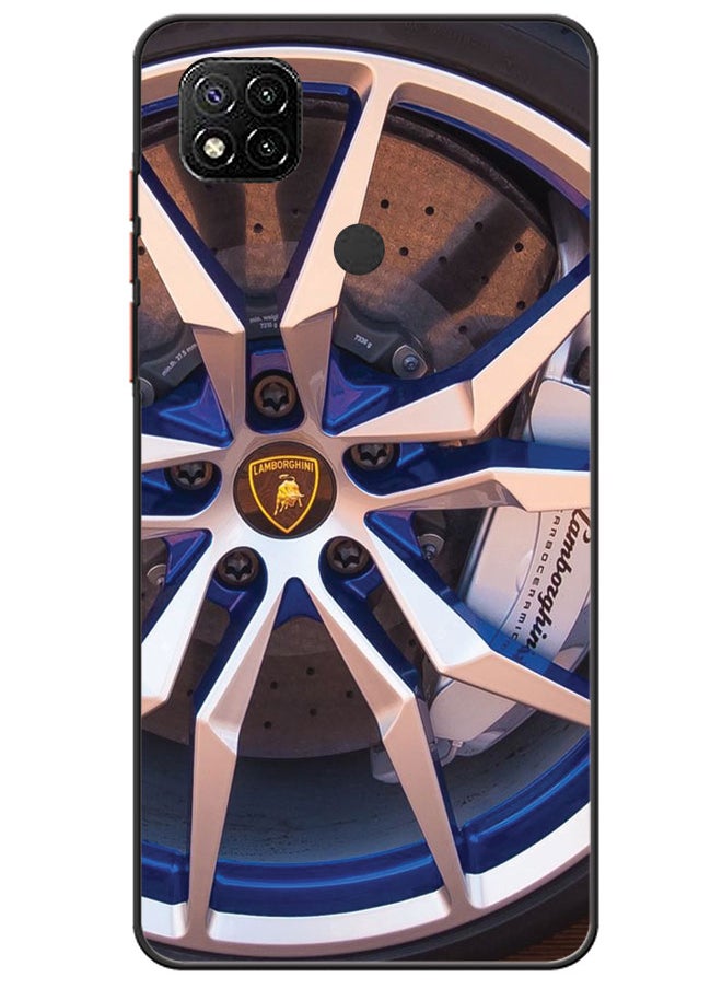 EYE CATCH Protective Case Cover For Xiaomi Redmi 9C Lamborghini Car Wheel  - Image 1