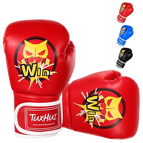 TUXHUI Kids Boxing Gloves for Kids Boys Girls Youth Age 5-12 Years Training Gloves for Punching Bag Kickboxing Muay Thai - Image 1