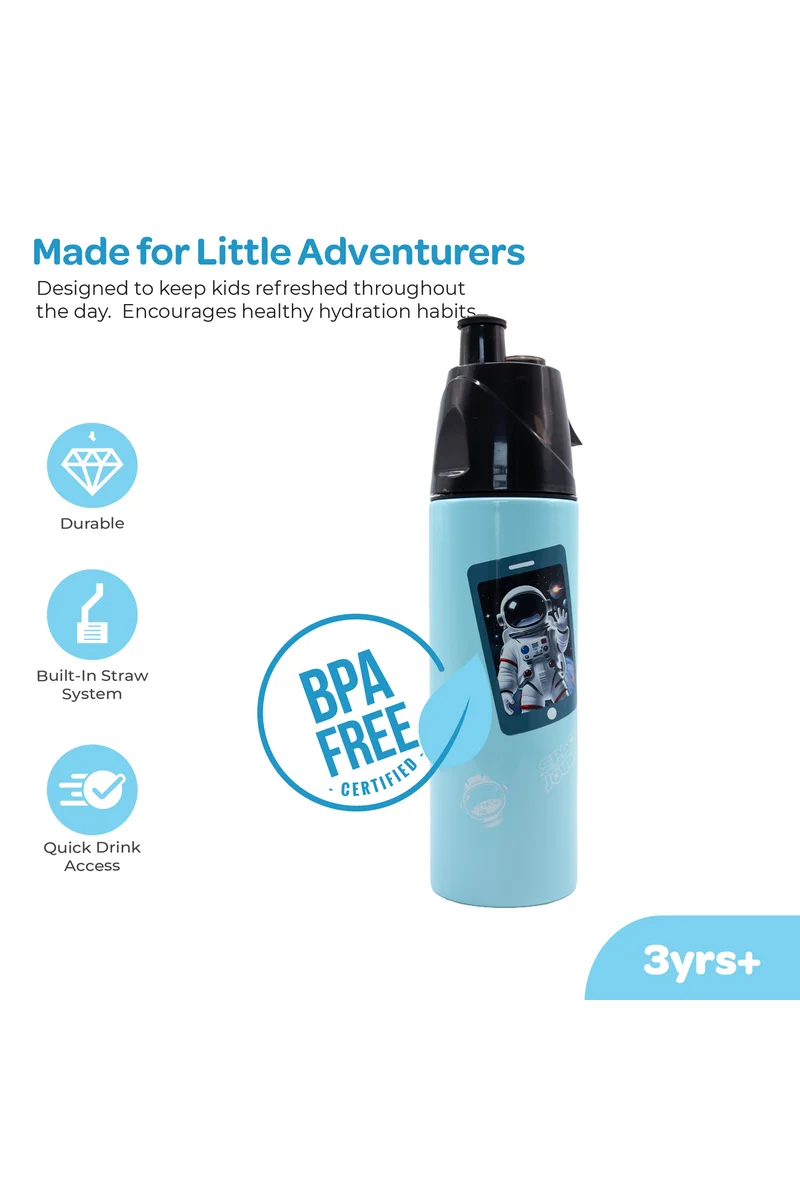 مون MOON Kids Water Bottle with Spray Mist | Cooling Spray | BPA-Free  Stainless Steel | Leak-Proof for School, Camping, Hiking, Outdoor Play | Boys Water Bottle |500ml