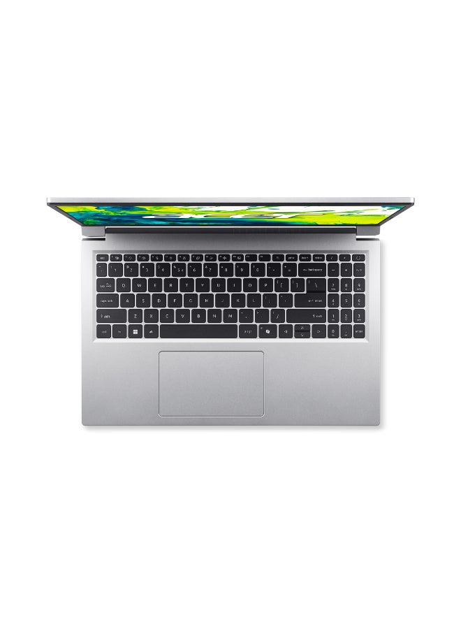 Acer Aspire Lite AL15 Laptop with 14th Gen Intel Core 3-N350 Octa Cores Upto 3.9GHz/8GB DDR4 RAM/256GB SSD Storage/Intel Graphics/15.6" FHD IPS SlimBezel Display/Win 11 Home/ Light Silver - Image 4