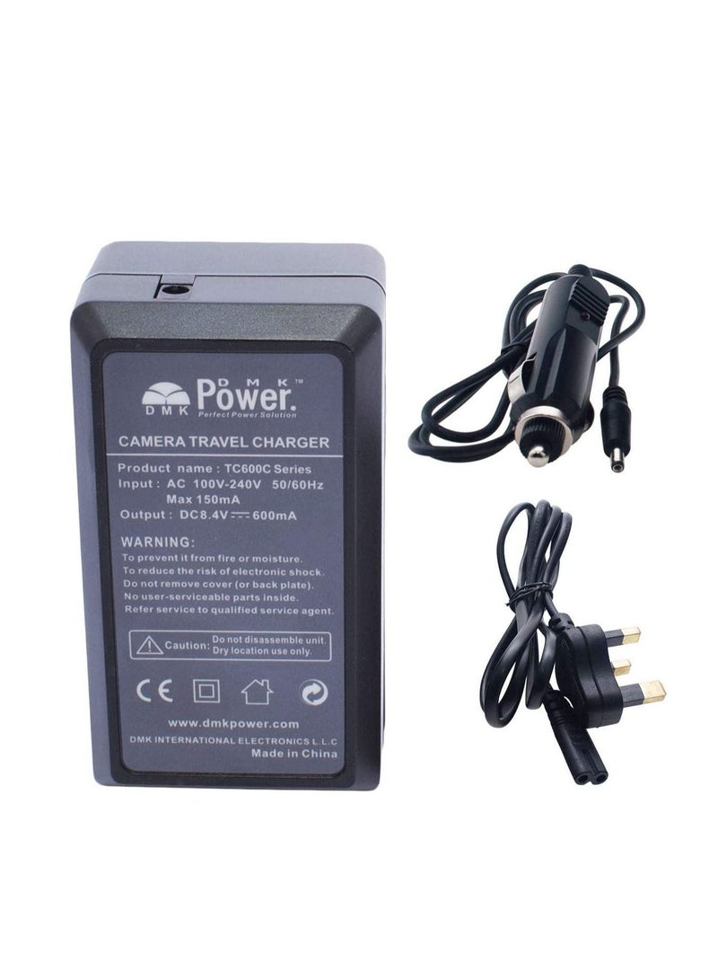 DMK Power DMK Power LP-E5 Battery and TC600C Battery Charger Compatible with Canon Eos Digital Rebel Xsi 450d Lpe5 Lc-e5 1000d 500d Lpe5 Lc-e5 1000d 500d Xsi X3 Camera - Image 5