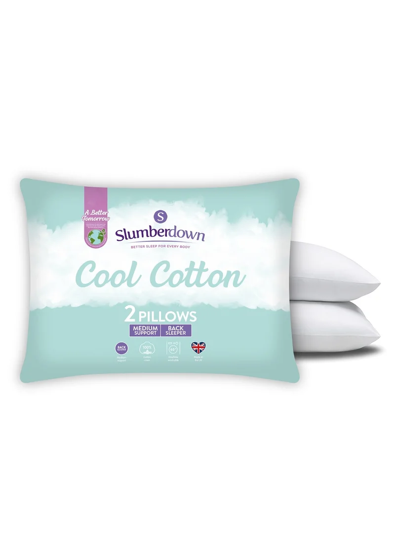 ماتلان 2 Pack Slumberdown Summer Nights Pillows White