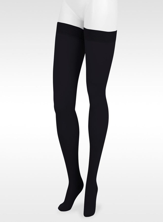 Juzo - 3511MXAGFFSB10-V - 3511MXAGFFSB Dynamic Thigh High Max w/ Silicone-Full Foot--BLK - Image 1