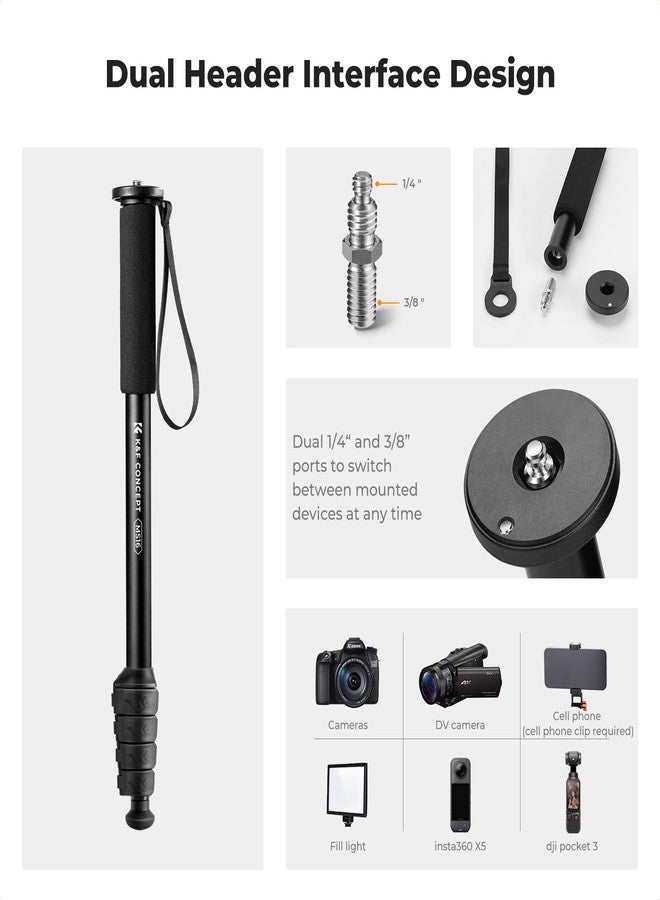 كيه آند إف كونسبت حامل أحادي K&F Concept - Image 5