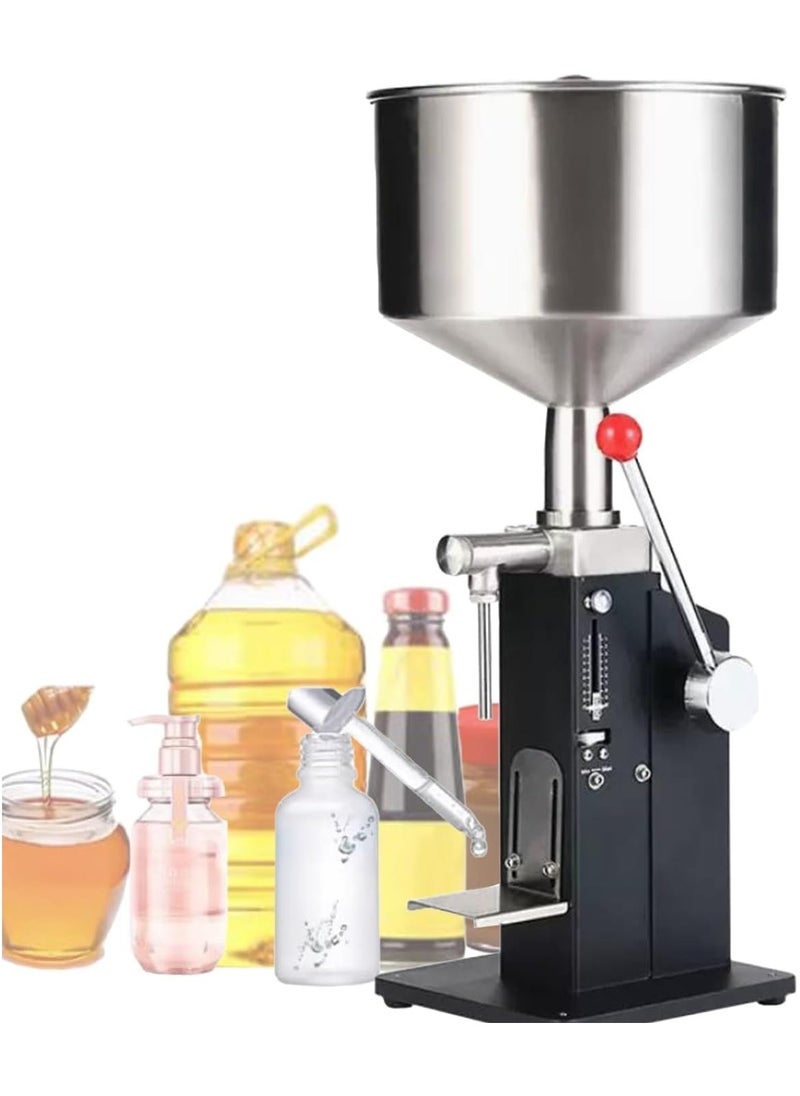 LETWOO - LETWOO Manual Paste Liquid Filling Machine 5 to100ml Bottle Filler Adjustable Bottle Filling Machine Filler A03 - Image 1