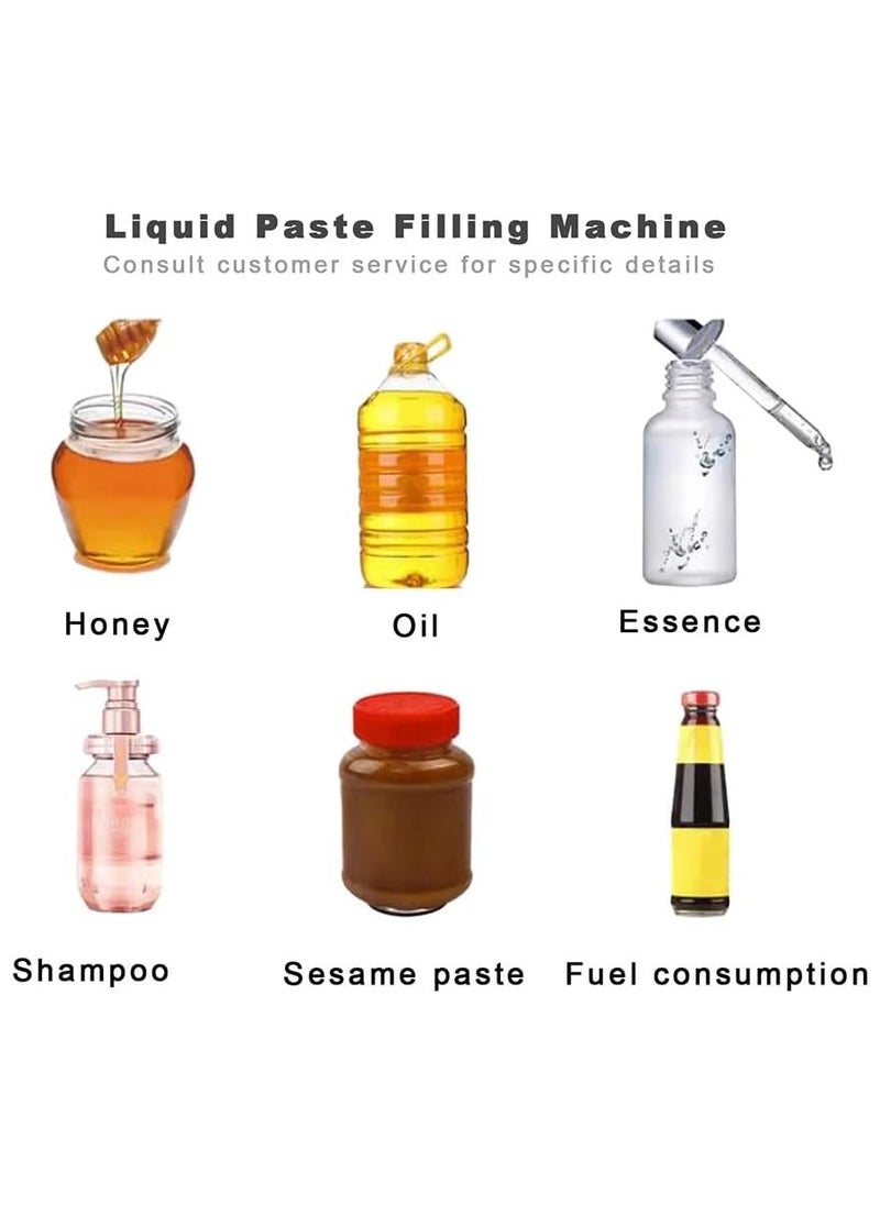LETWOO - LETWOO Manual Paste Liquid Filling Machine 5 to100ml Bottle Filler Adjustable Bottle Filling Machine Filler A03 - Image 1