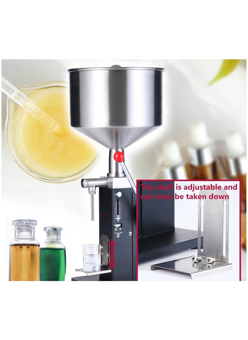 LETWOO - LETWOO Manual Paste Liquid Filling Machine 5 to100ml Bottle Filler Adjustable Bottle Filling Machine Filler A03 - Image 1
