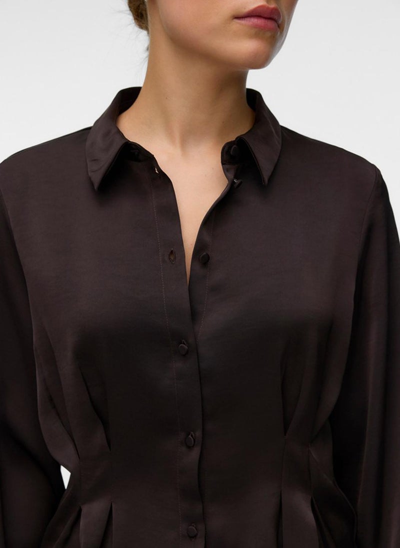 VERO MODA VMMIRO Long Sleeve Fitted Shirt Woven - Image 4