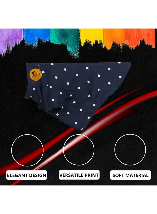 Sage Square Funky Soft Material Dog Shirt | Cool/Funky Print Pet | Soft Light Weight | Comfortable & Breathable Dog Clothing | Trendy Vest Outfit (Xxlarge - 28 Inch) (Polka Blue) - Image 3