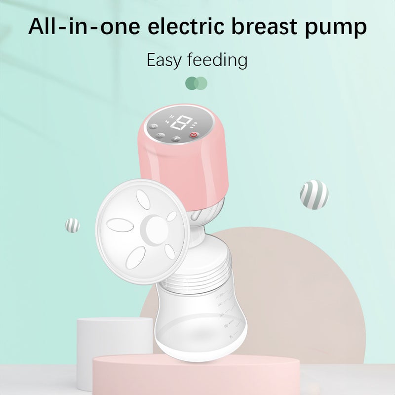 Electric Breast Pump Manual Milk Pump Lightweight Ergonomic Design Food-grade Material   with LED Display 9 Adjustable Suction Levels - Image 2