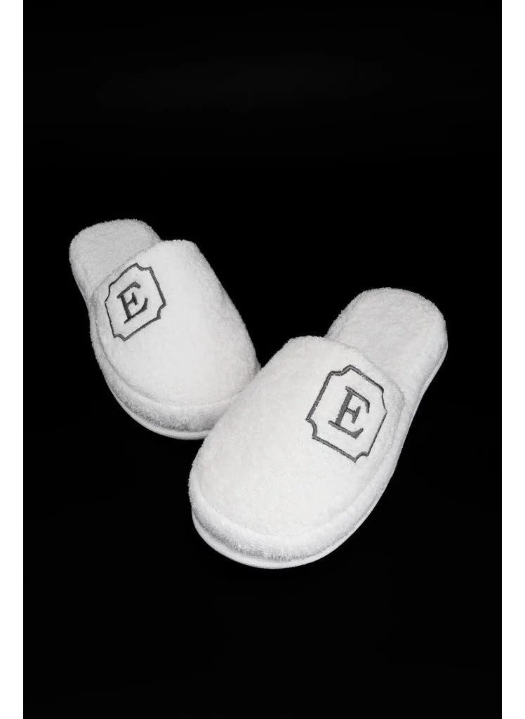 Ender Home Letter E Towel Bathroom Spa Home Hotel Maternity Slippers Thick Sole Slippers