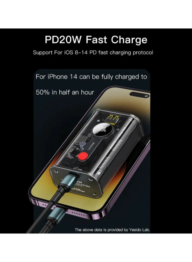 YESIDO YP35 power bank with a capacity of 10000 mAh - Image 5