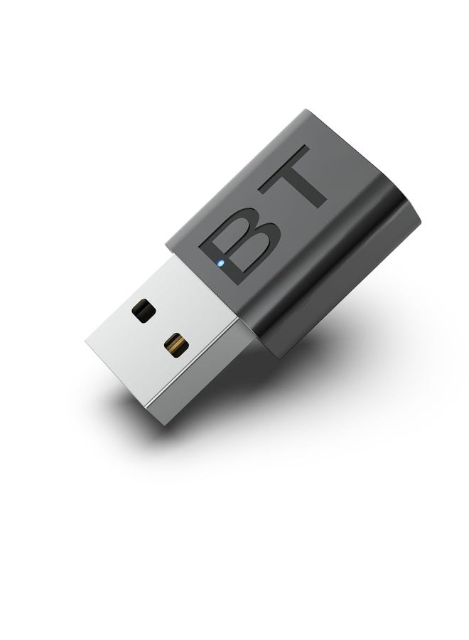 BT USB Bluetooth Receiver Adapter, 2-in-1 USB Bluetooth 5.4 Audio Receiver, Wireless Music Adapter for Car Stereo/Home System, Portable Speakers, Includes 3.5mm Cable - Image 1