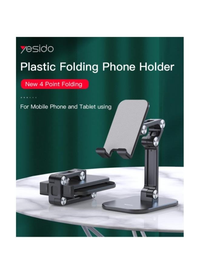 Yesido C104 Desktop Angle Adjustable Mobile Phone Stand Aluminum Alloy Tablet Cell Phone Holder  - Image 2