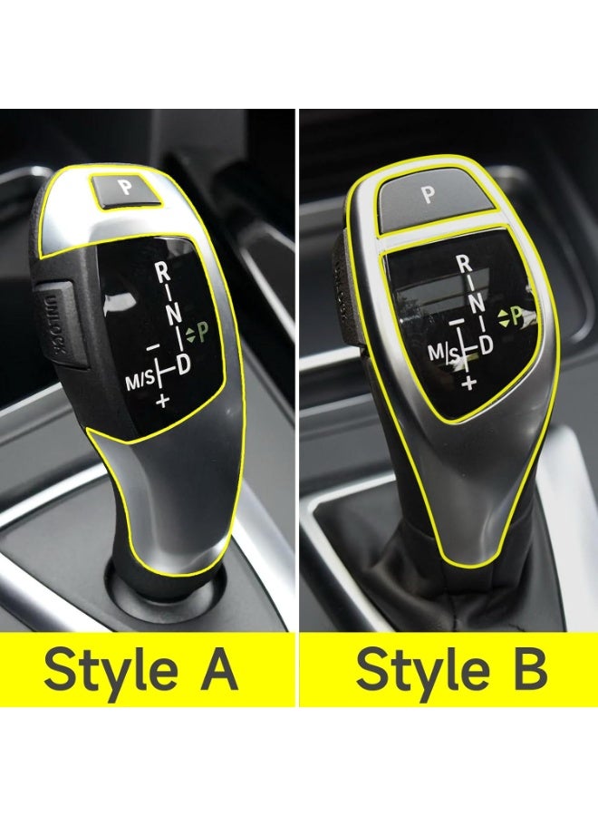 Carbon Style ABS Gear Shift Knob Cover Trim for BMW F20 F30 F10 F15 F32 F36 - Image 3