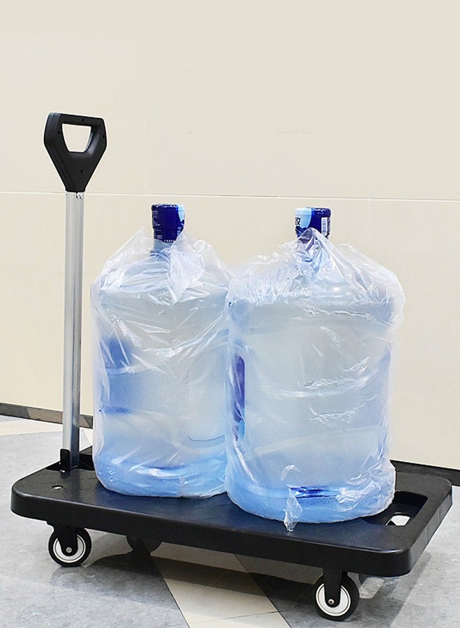 Platform Hand Truck Portable Trolly Fully Folded Compact Push Cart 150kg Capacity Heavy Duty Dolly Practical Handling Tools Household Industrial Noise Reduction Office Moving - Image 5