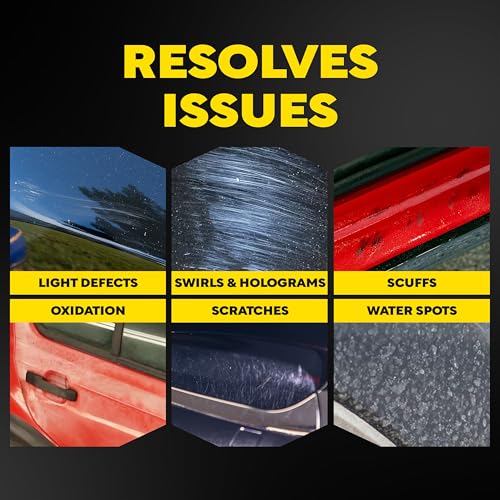 Meguiar's مركب ميغوايرز ميرور غليز M105 فائق القطع، مركب تلميع السيارات لإزالة الخدوش والدوامات الثقيلة مع إضافة اللمعان، آمن وفعال على جميع طلاءات السيارات اللامعة والطلاءات الشفافة، 8 أونصات - Image 3