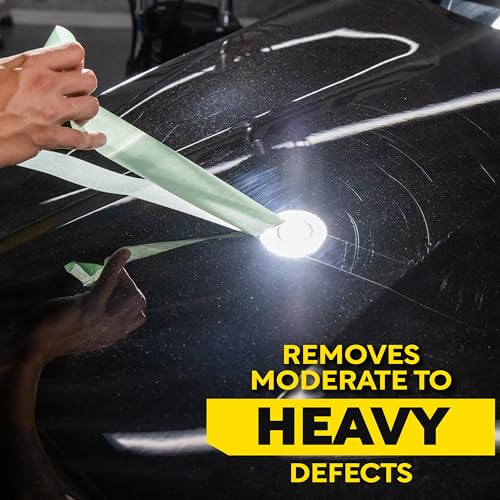 Meguiar's مركب ميغوايرز ميرور غليز M105 فائق القطع، مركب تلميع السيارات لإزالة الخدوش والدوامات الثقيلة مع إضافة اللمعان، آمن وفعال على جميع طلاءات السيارات اللامعة والطلاءات الشفافة، 8 أونصات - Image 5