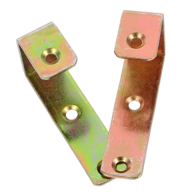 Heavy Duty Bunk Bed Ladder Hooks Gold With Mounting Screws For Loft Bed Storage - Image 2