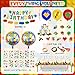 SNLN Building Block Birthday Party Decorations Supplies Kit Balloons Tablecloth Banners Cake Toppers Foil Balloons Tattoo Stickers Birthday Decorations for Kids Boys Girls BuildingThemed Celebration - Image 4