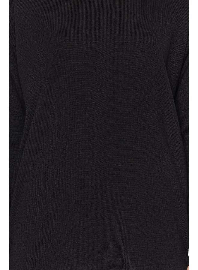 trendyol Black Basic Knitwear Bottom-Top Set TWOAW23AU00244 - Image 4