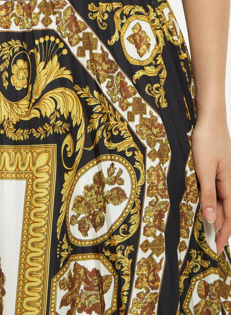 2Xtremz Printed Pleated Skirt
