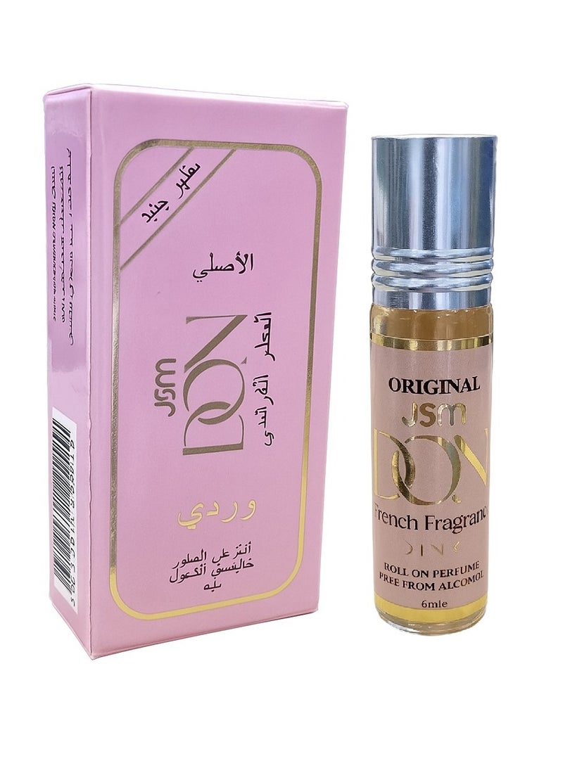 don French Roll-On Pink Perfume Oil Alcohol-Free 6ml - Image 2