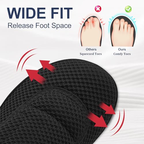 Scurtain Mens Walking Shoes Wide Width Diabetic Shoes for Men Elderly Seniors Adjustable Swollen Feet Neuropathy Orthopedic Edema Shoes Breathable Indoor Outdoor Slippers Summer Spring House Shoe Size 12 - Image 3