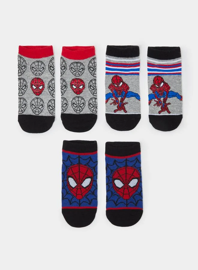 ستايلي Pack of 3 - Boys Spider-Man Socks
