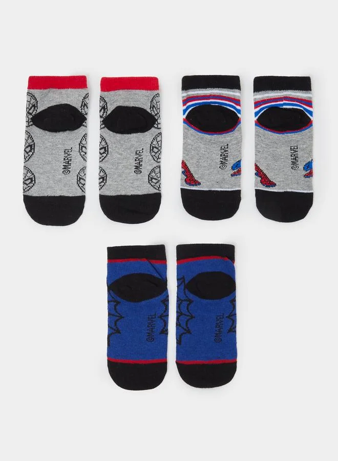 ستايلي Pack of 3 - Boys Spider-Man Socks