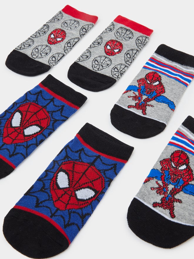 Styli Pack of 3 - Boys Spider-Man Socks - Image 3
